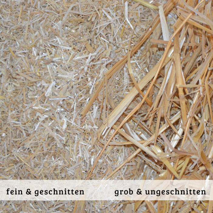06_Vergleich-Gartenmulch Weizenstroh-geschnitten-und-ungeschnitten